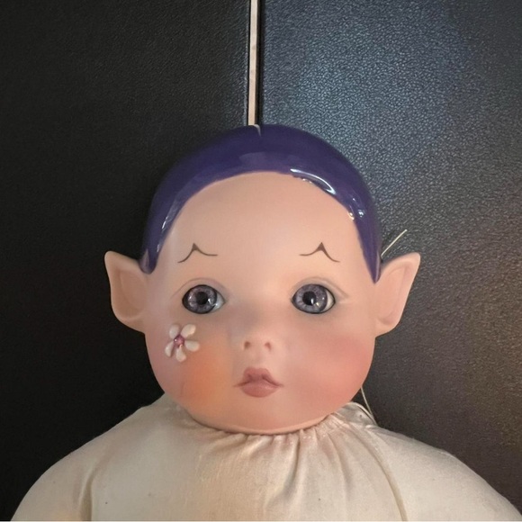1980s Bell Ceramics Kay McKee Pixie Elf Doll 12 Inch Vintage Collectible - Picture 2 of 8